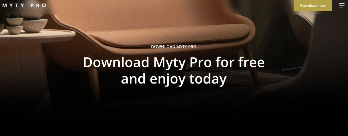 Myty Pro - um exemplo de landing page de avalia&ccedil;&atilde;o gratuita