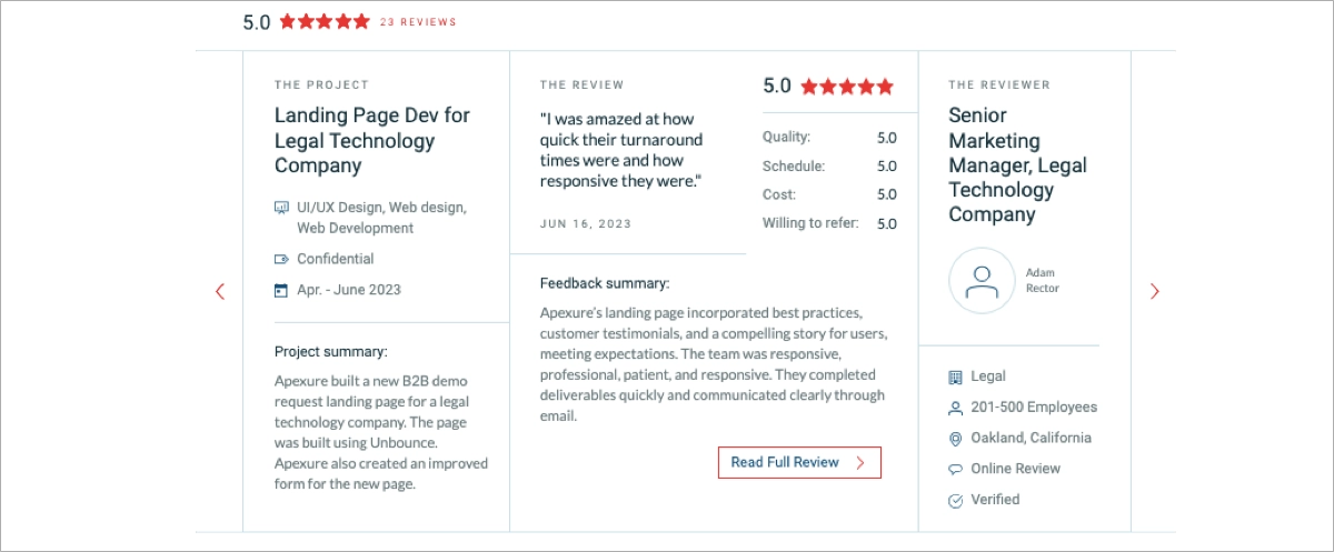 conversion increase agency reviews