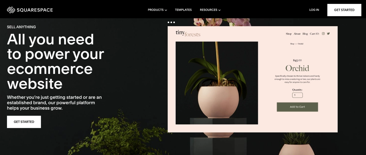 Outil de cr&eacute;ation de sites web Squarespace
