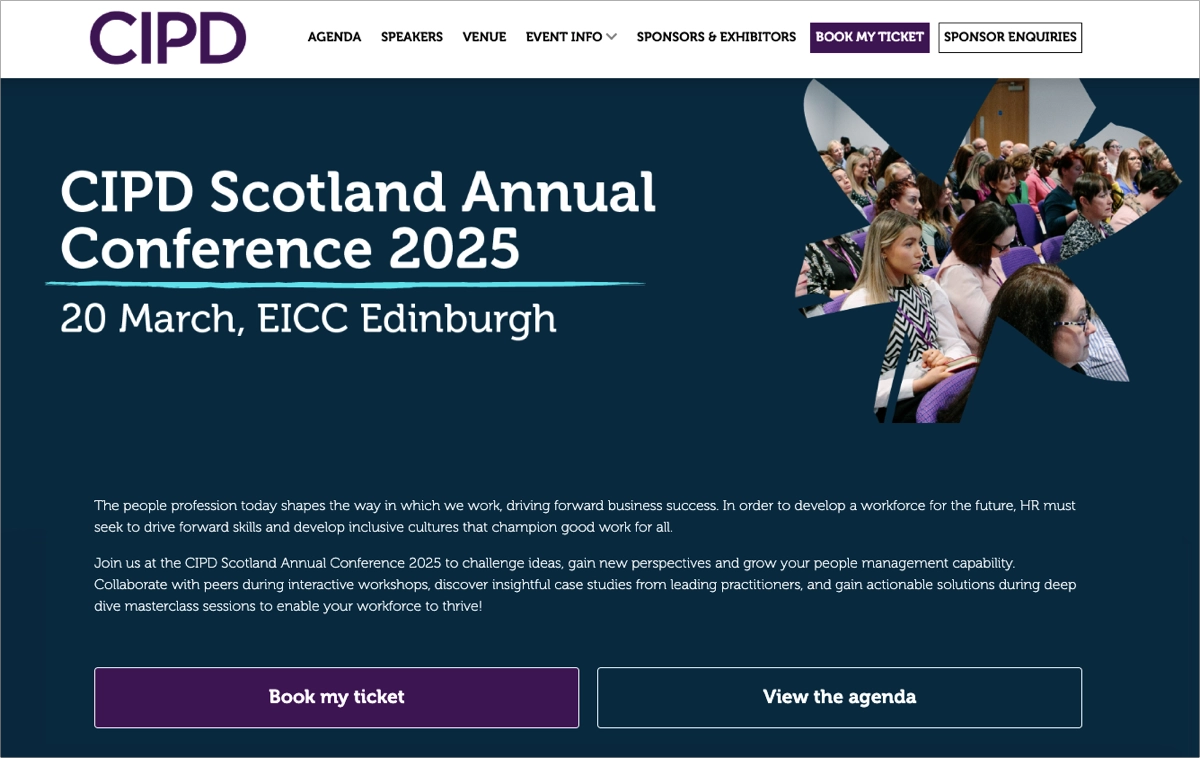 best event page for conferences