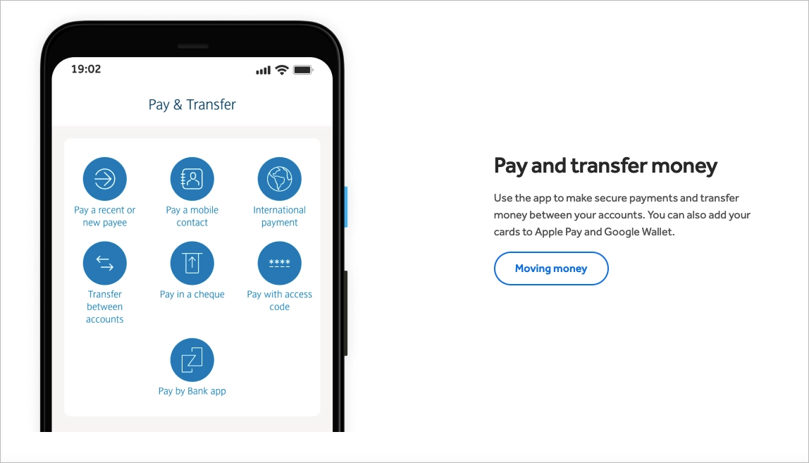 app landing page Beispiel