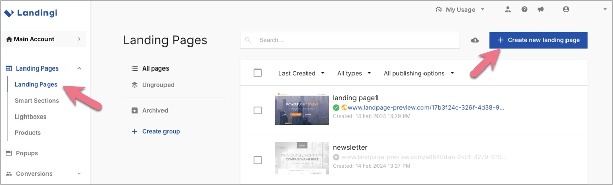 Ihr Weg zu gut gestalteten landing page