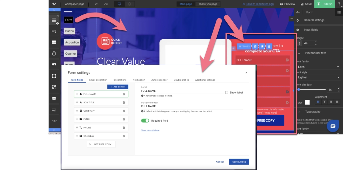 configurazione del modulo