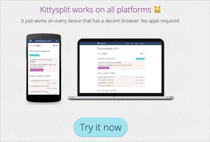 beste Anwendung landing page Beispiel