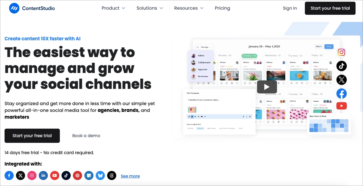 landing page for digital product