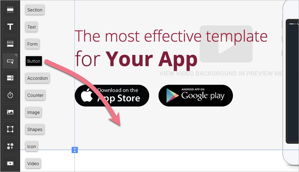 Landingi landing page editor