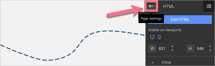 Go to Page Settings in Landingi