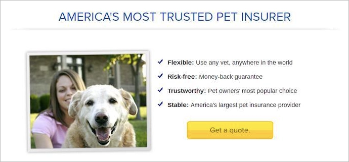 click-through landing page example