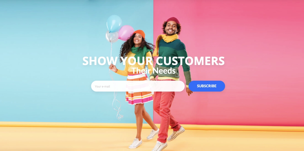 subscription landing page template