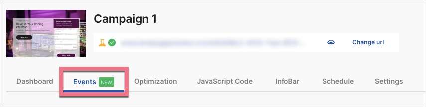 Track conversion with EventTracker
