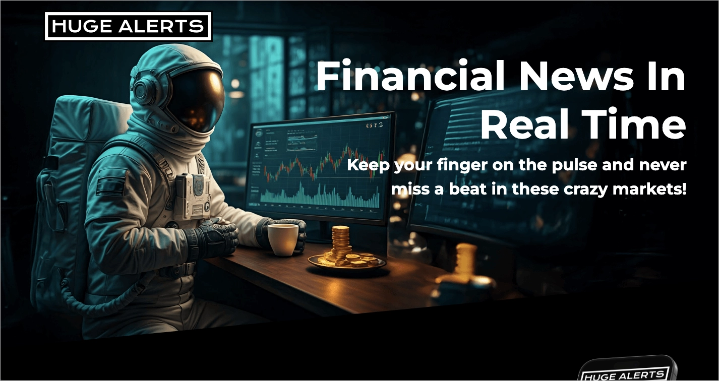 Newsletter landing page example by Huge Alerts