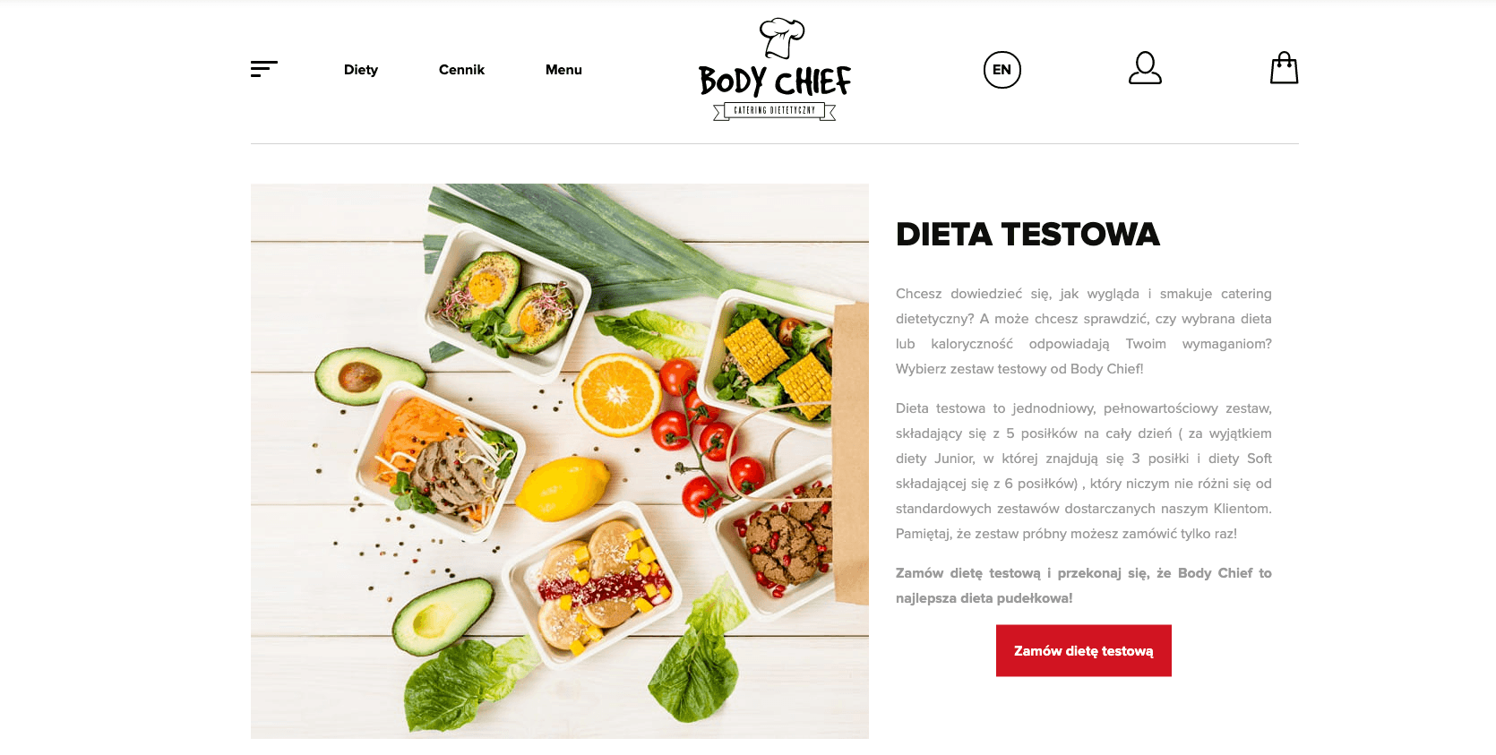 Body Chief strona docelowa