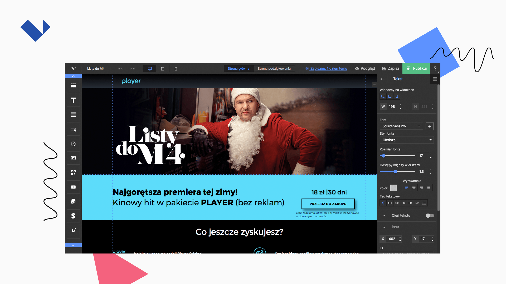 Promocja filmu na TVN Player kontra fala pandemii