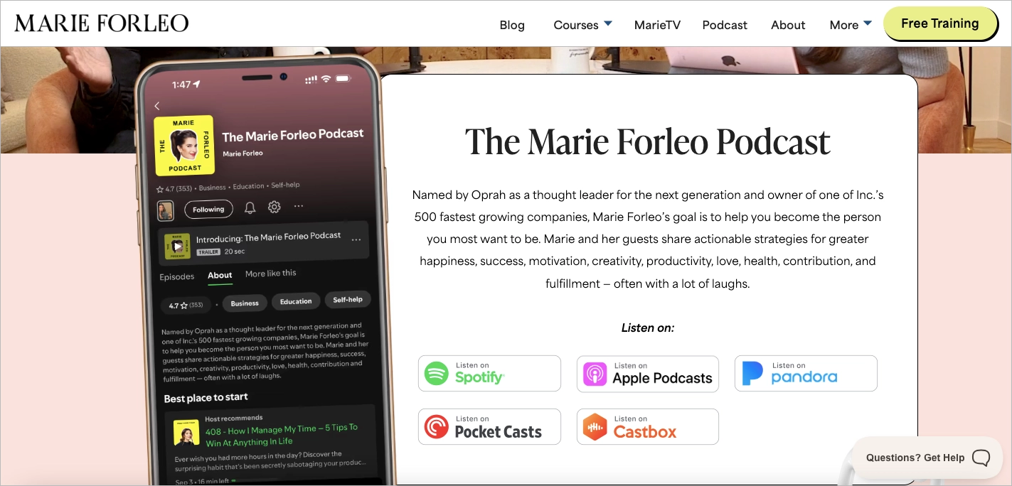 Einflussnehmer landing page