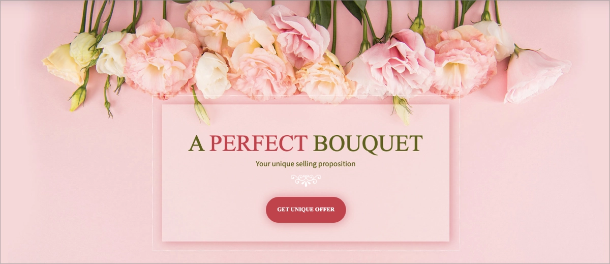 Frau Gesch&auml;ft Landing Page Vorlage