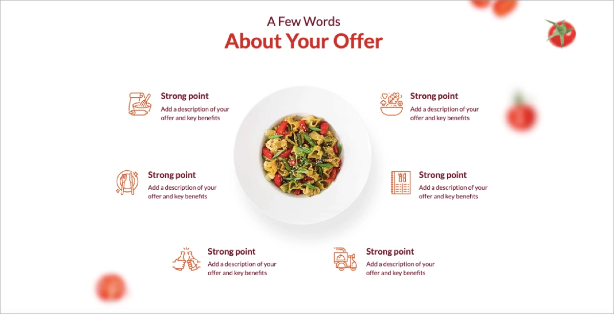 HoReCa Landing Page Vorlage