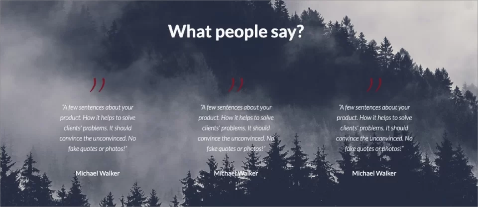 Game landing page template