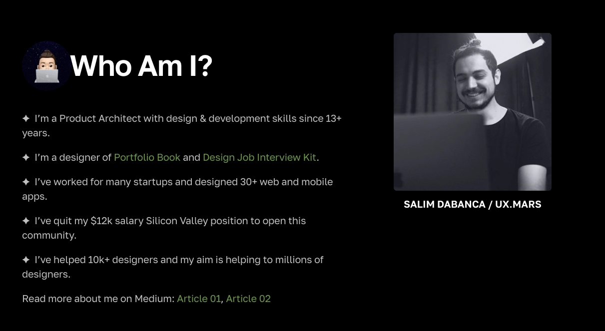 Influencer Landing Page Beispiel
