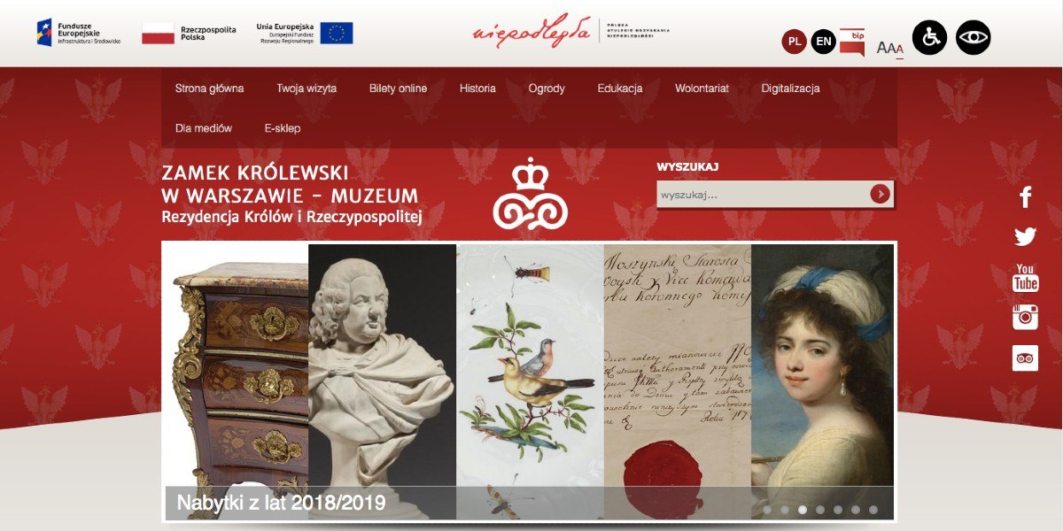 Zamek Kr&oacute;lwewski w Warszawie