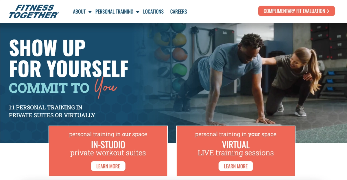 <p>esempi di fitness landing page</p>