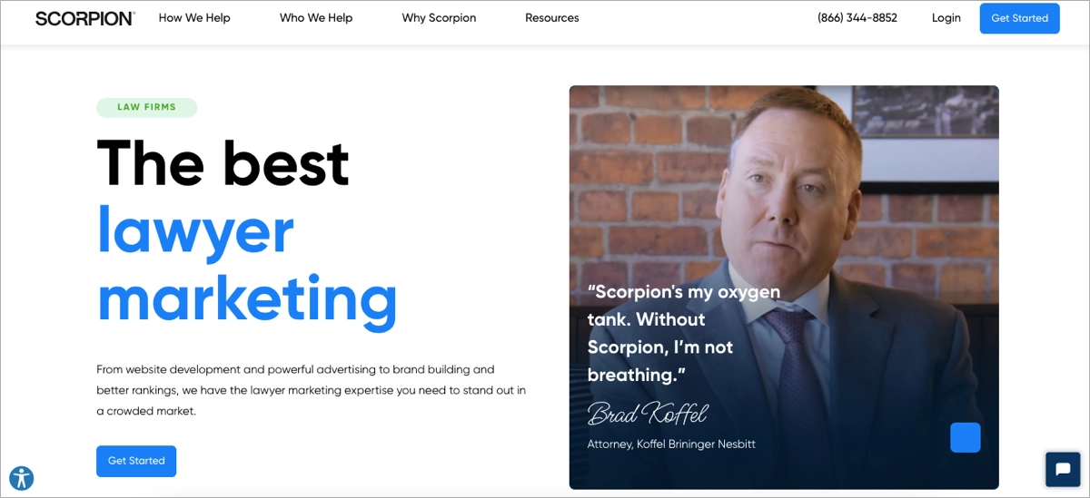 vid&eacute;o de t&eacute;moignage landing page exemples
