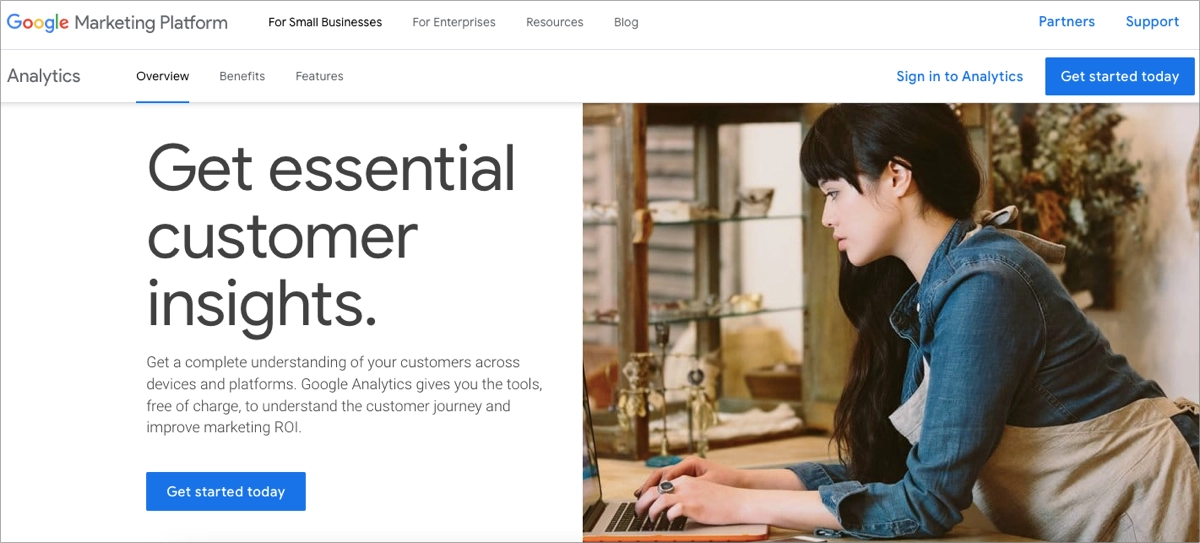 google analytics Landing Page &Uuml;berwachungstool