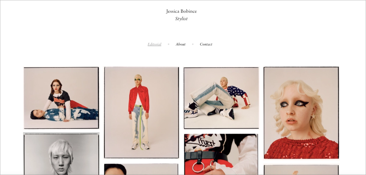 Beispiel f&uuml;r eine perfekte pers&ouml;nliche Portfolioseite