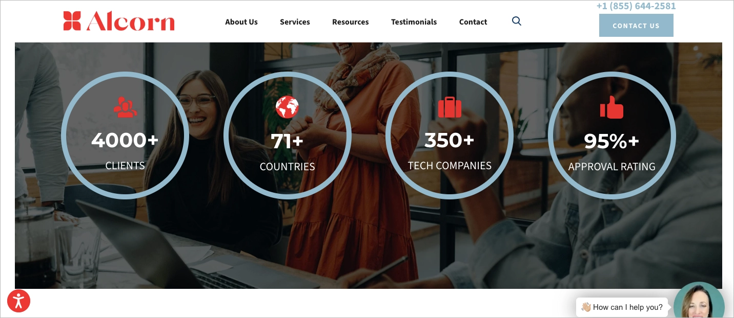 Exemple de page d'atterrissage pour un cabinet d'avocats
