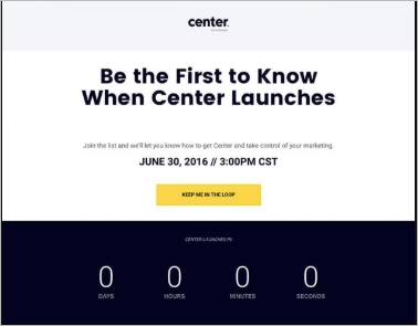 countdown timer landing page