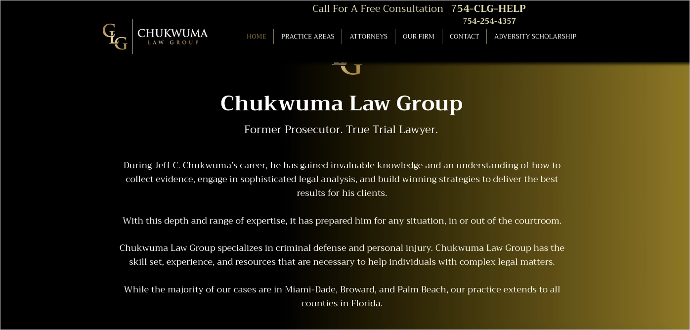 cabinet d'avocats landing page exemple