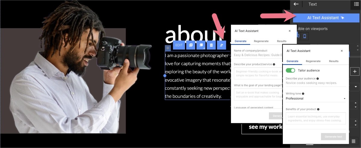 Erstellung von Kopien in Landingi