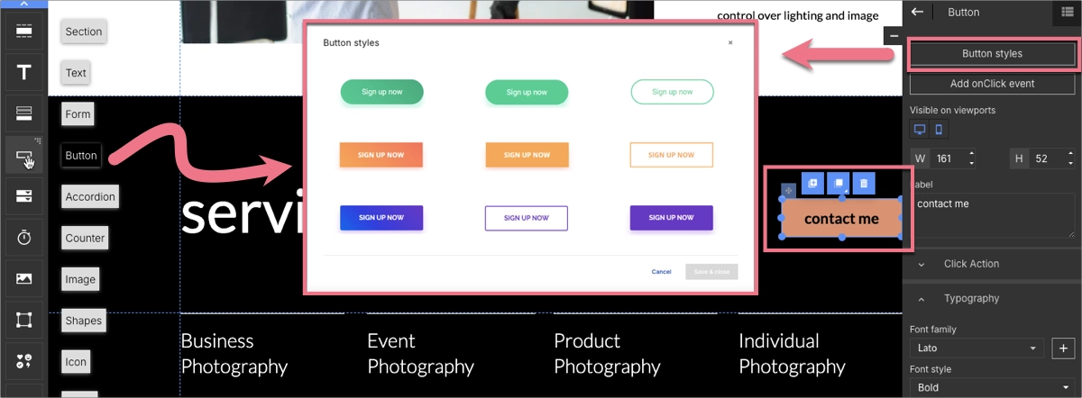 Erstellung von CTA-Schaltfl&auml;chen