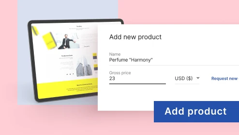 Adding products in Landingi