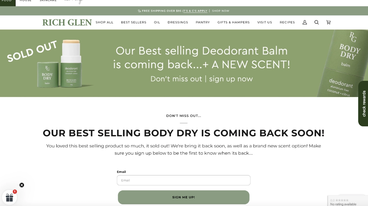 coming soon landing page