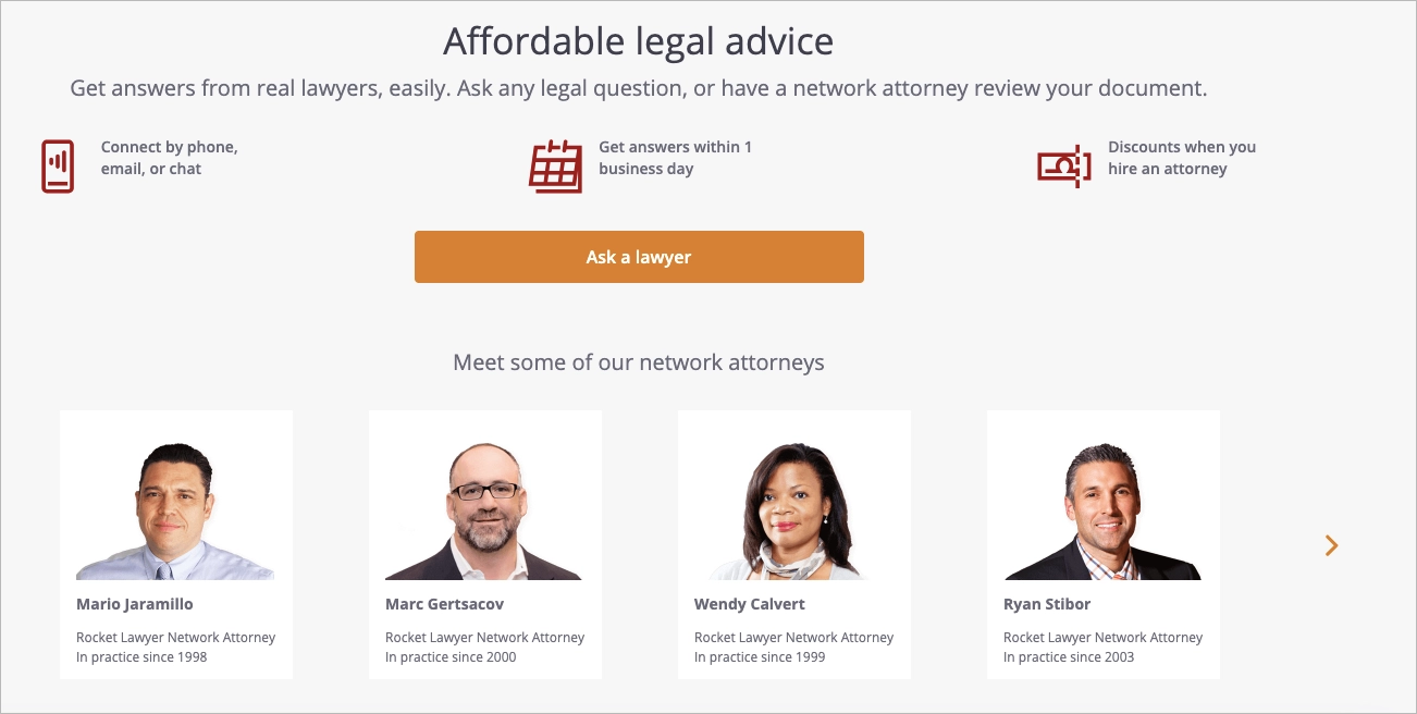 cabinet d'avocats landing page exemple