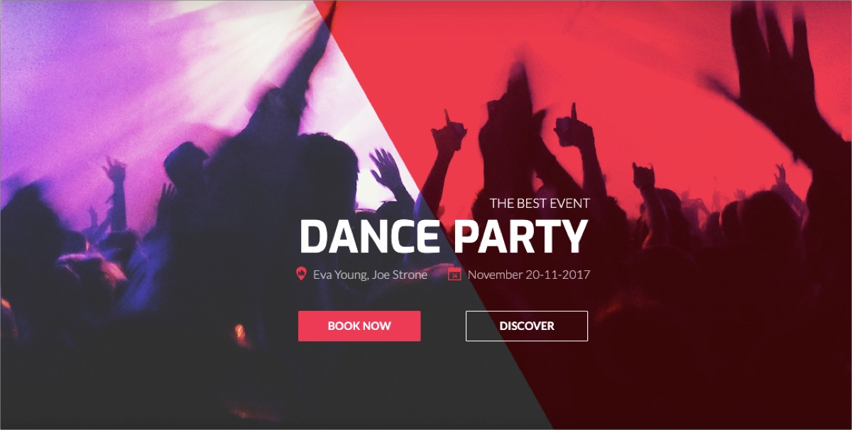 music landing page templates