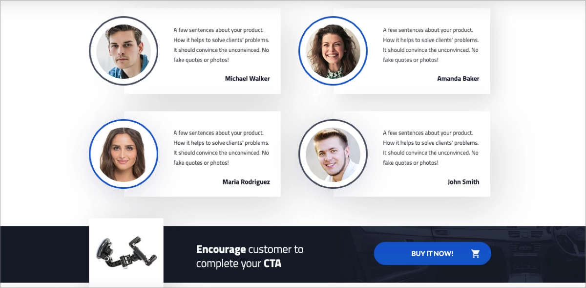 kickstarter landing page templates