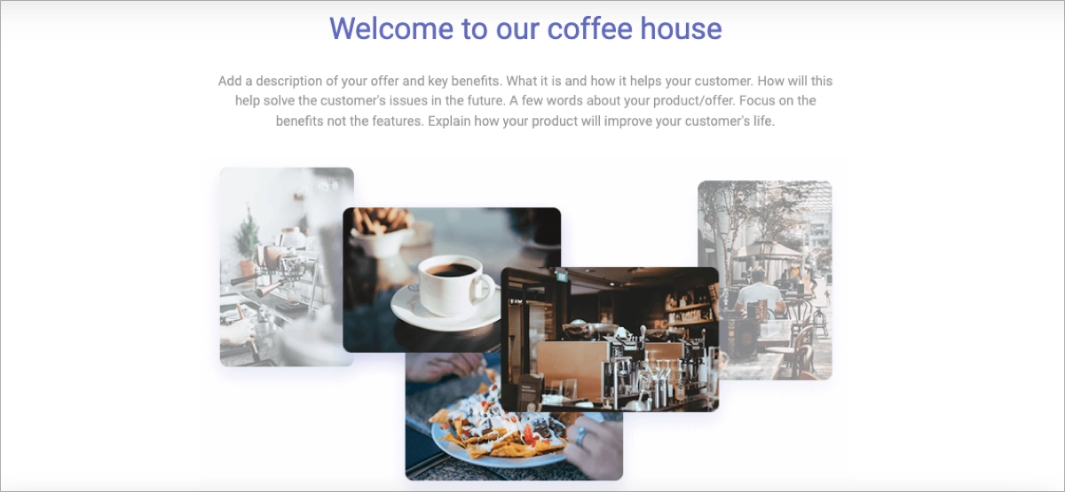 unding Seite Portfolio Vorlage