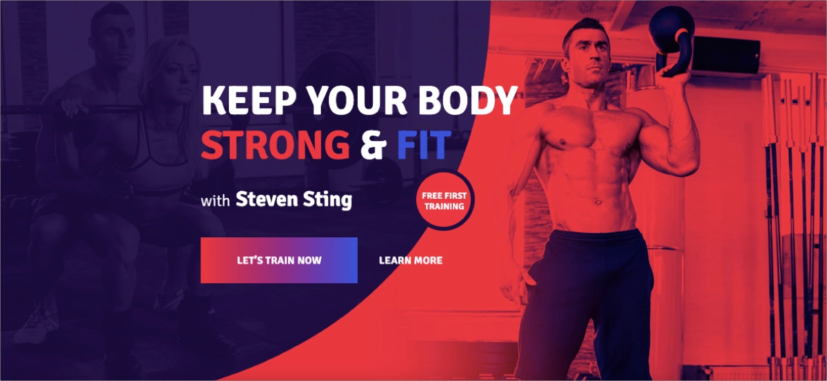 <p>personal trainer landing page modello</p>