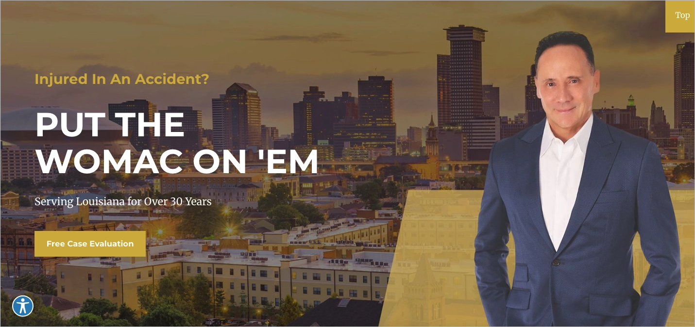 cabinet d'avocats landing page exemple