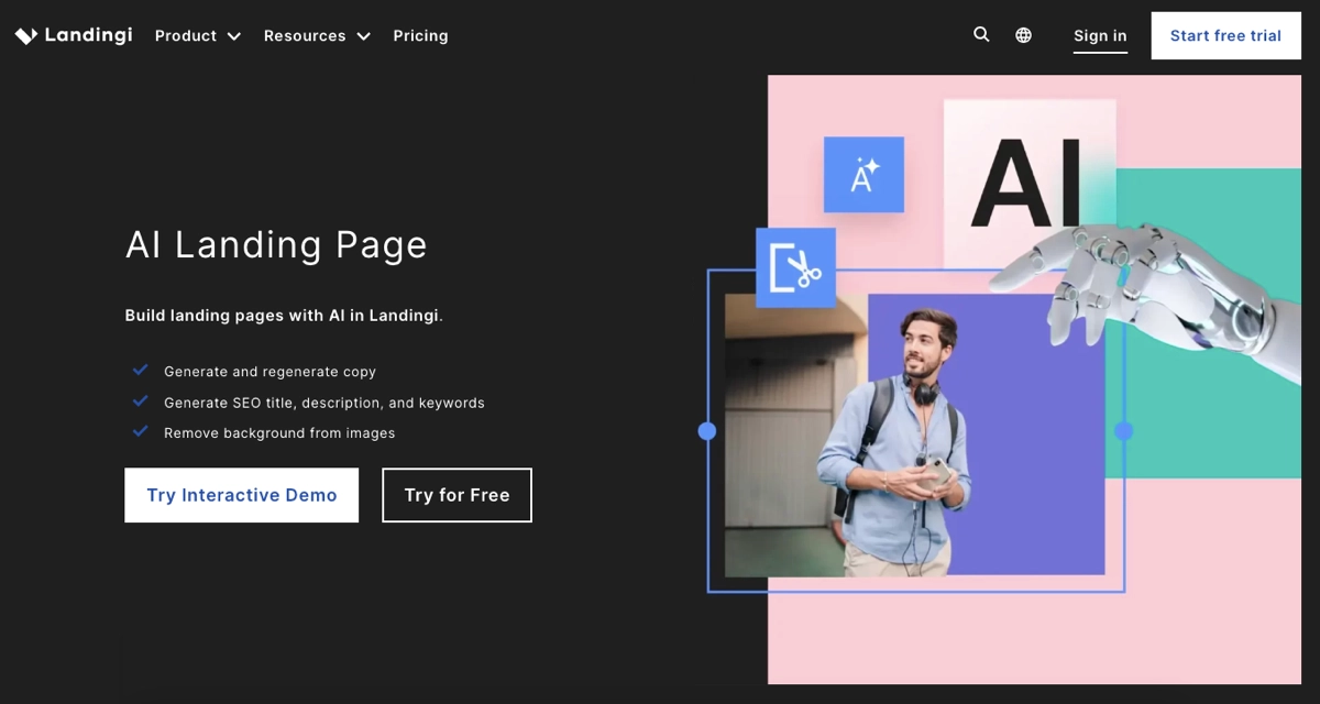 najlepszy kreator stron AI