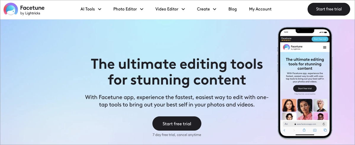 facebook landing page exemples