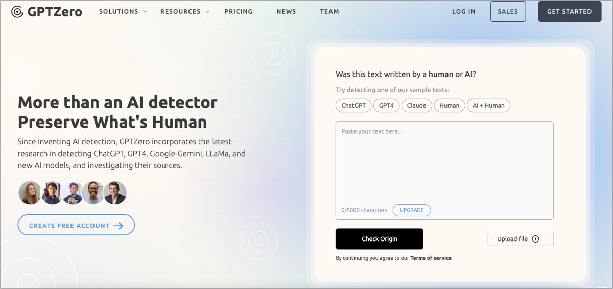 narzędzie do wykrywania AI