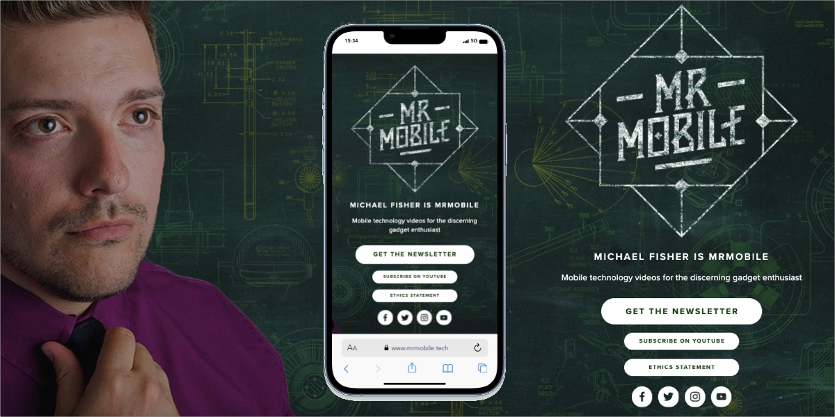 Beispiel f&uuml;r eine mobile responsive Landing Page