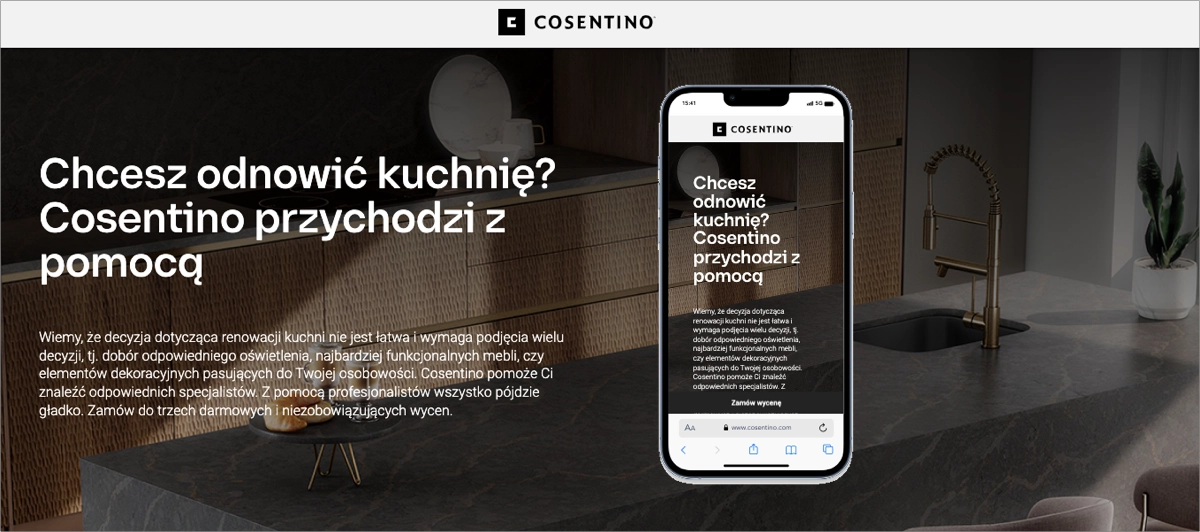 facebook landing page exemples