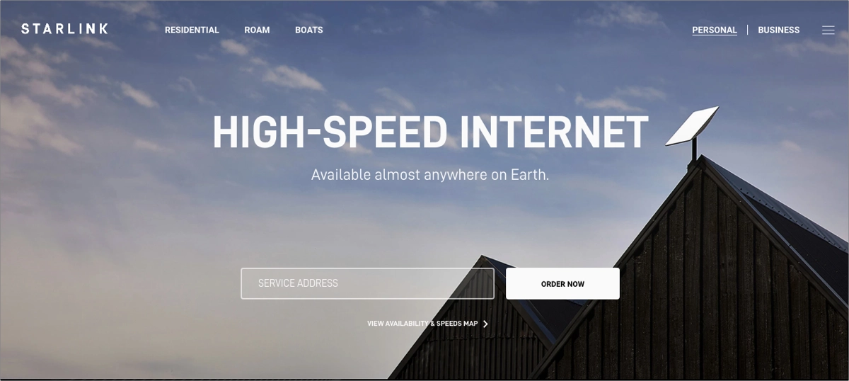 technology landing page