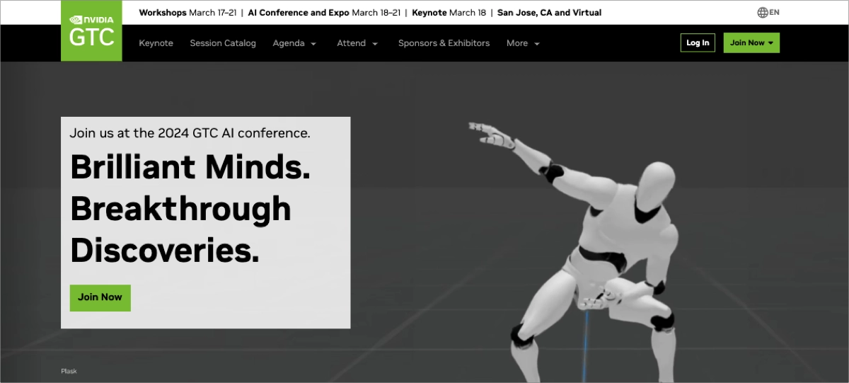 tech landing page design inspiration