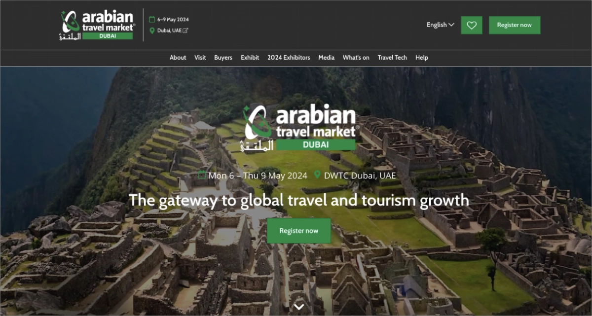 event ltr landing page example 