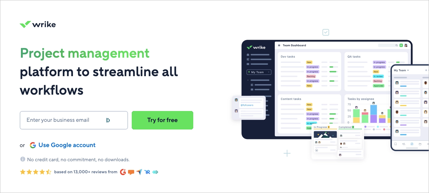 lead generation landing page example