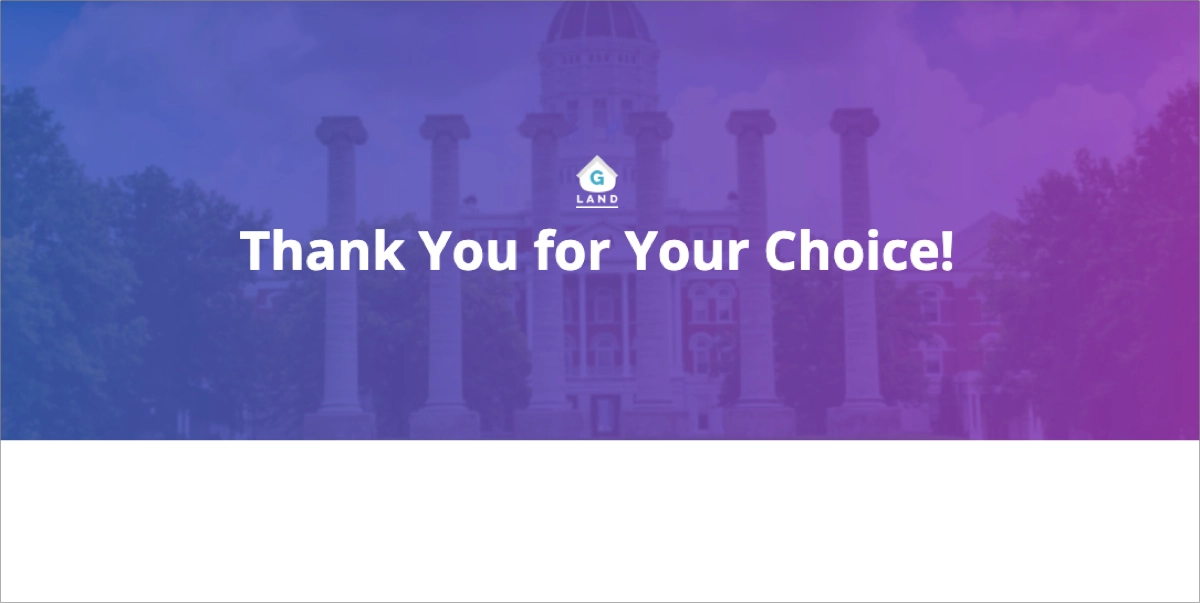 confirmation for site visitors page template